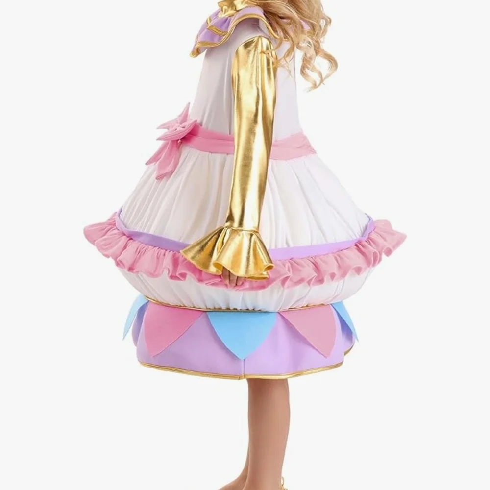 Kids Colorful Costume with Gold and Pink Accents - Picture 4 of 4